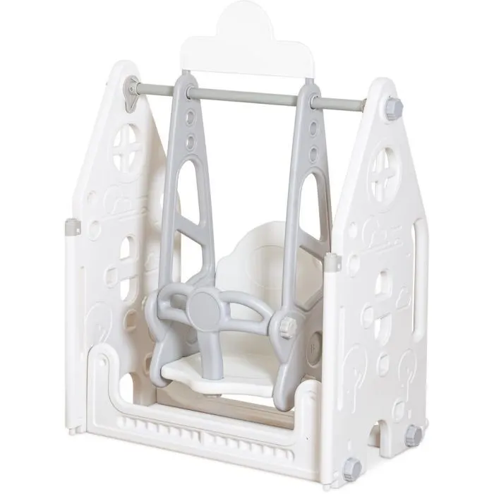 Детский манеж Mealux трансформер 4 в 1 (KD-C051 Grey/White) изображение 5