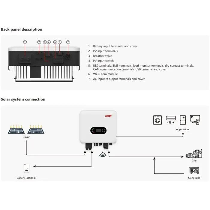 Сонячний інвертор Must PH11-6048 PRO, 6kW 48V (PH11-6048 PRO) зображення 3