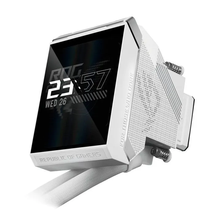 Система жидкостного охлаждения ASUS ROG Strix LC IV 360 ARGB LCD White (90RC01M2-B0EAY0) изображение 5