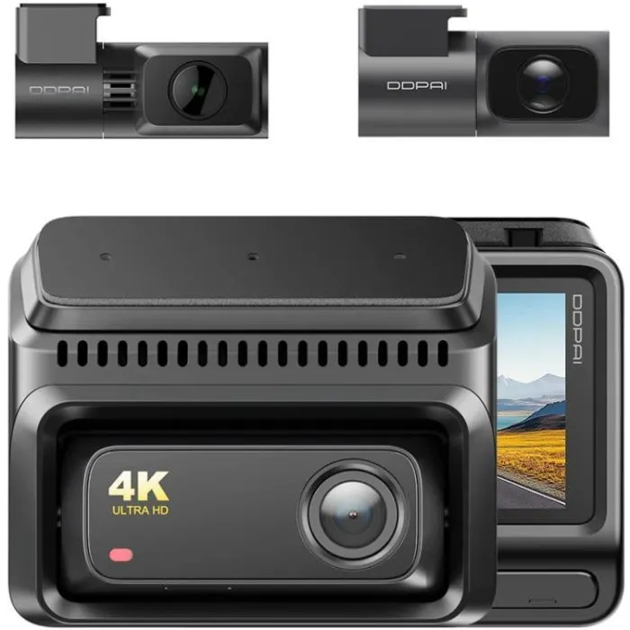 Видеорегистратор DDPai Dashcam Z60T + rear camera + cabin camera (6934915206896)