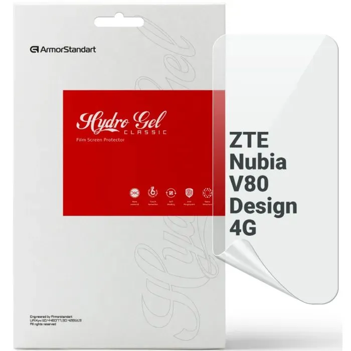 Пленка защитная Armorstandart hydrogel ZTE Nubia V80 Design 4G (ARM94086)