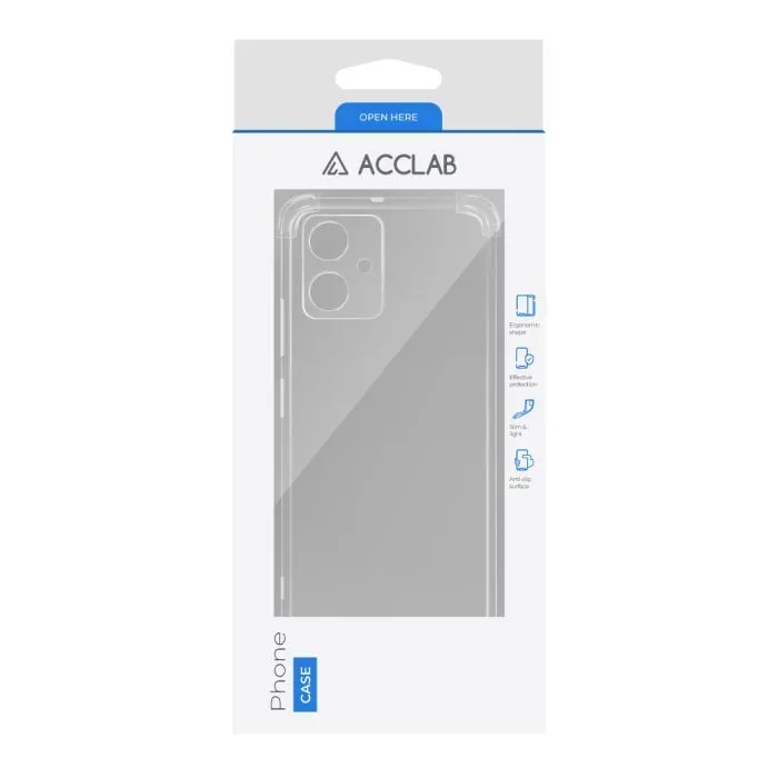Чохол до мобільного телефона ACCLAB ShockProof Motorola Moto G54 Transparent (1283126587979) зображення 2