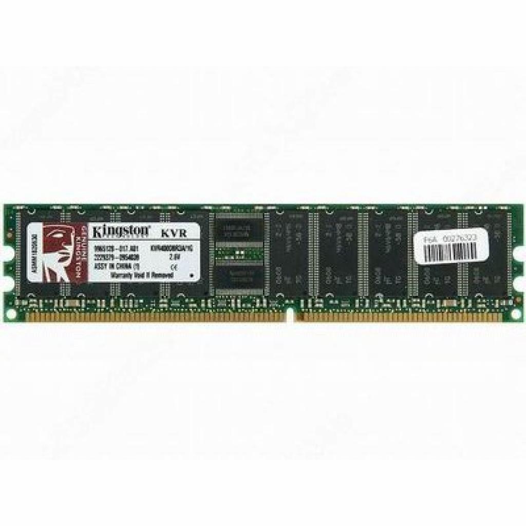 Модуль пам'яті для сервера DDR 512MB ECC RDIMM 400MHz 2.5V Kingston (KVR400D8R3A/512)