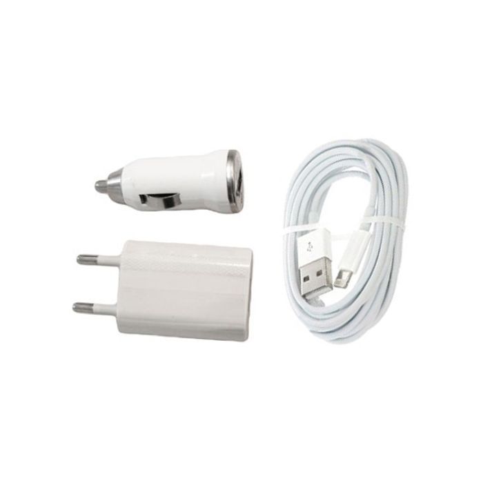 Зарядний пристрій EasyLink (3 в 1) +кабель Lightning (EL-199 W)