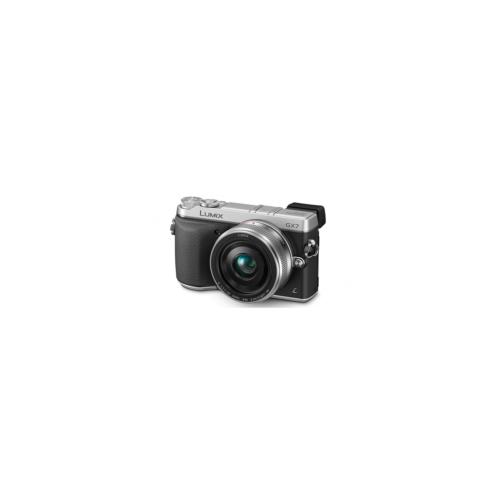 Цифровой фотоаппарат Panasonic DMC-GX7 Kit 20 mm Silver (DMC-GX7CEE-S)