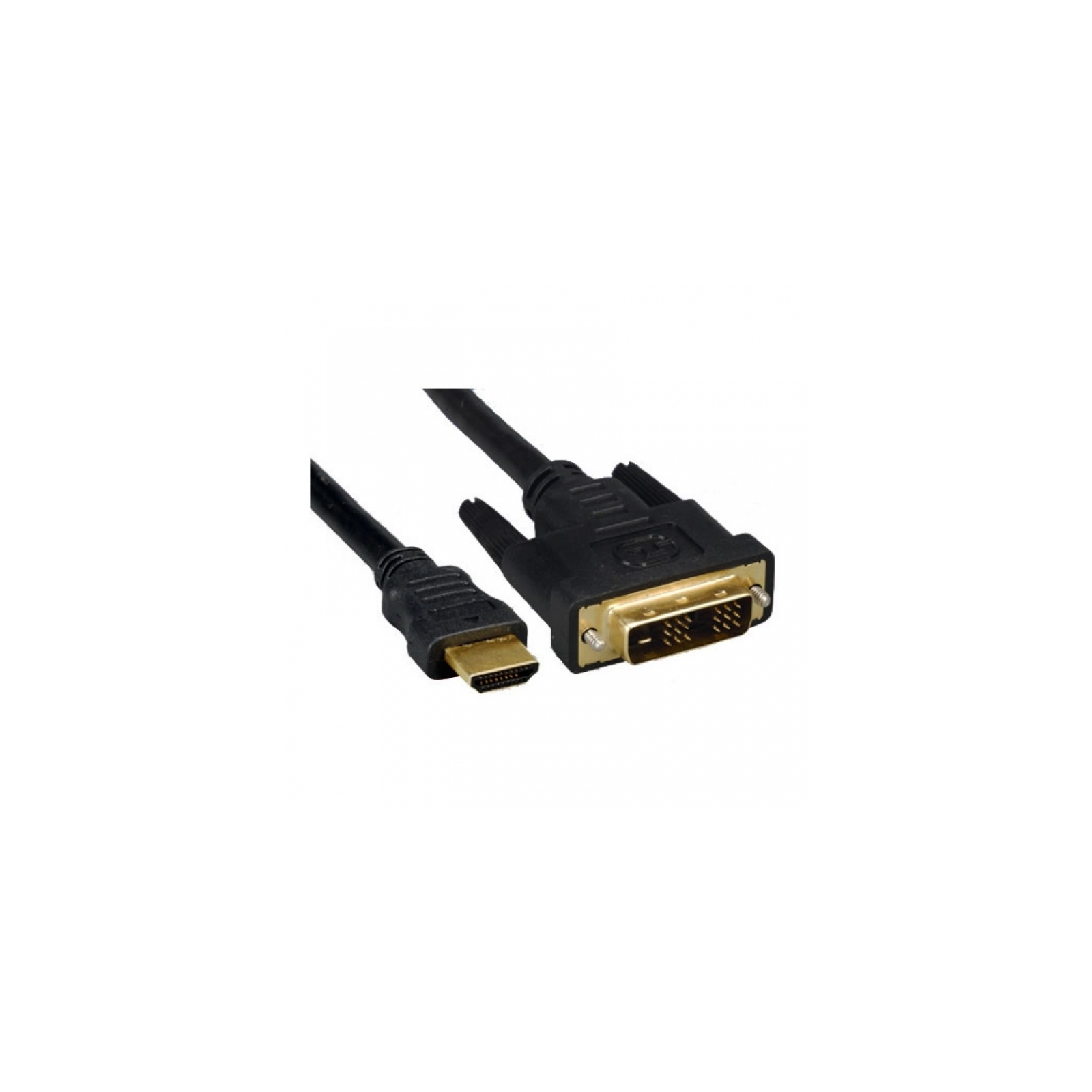 Кабель мультимедийный HDMI to DVI 18+1pin M, 4.5m Cablexpert (CC-HDMI-DVI-15) изображение 2