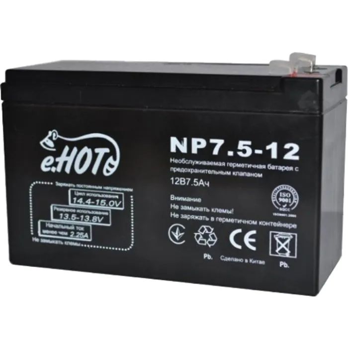 Батарея до ДБЖ Enot 12В 7.5 Ач (NP7.5-12)