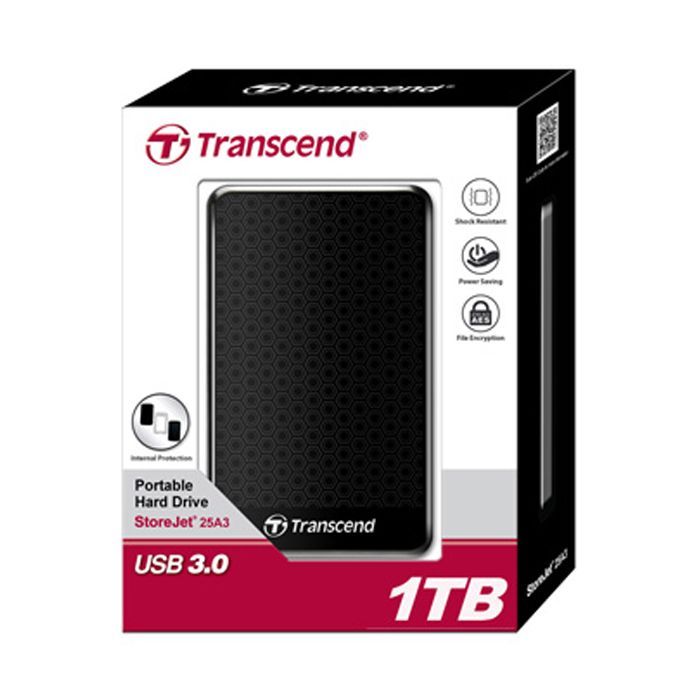 Внешний жесткий диск 2.5" 2TB Transcend (TS2TSJ25A3K) изображение 3