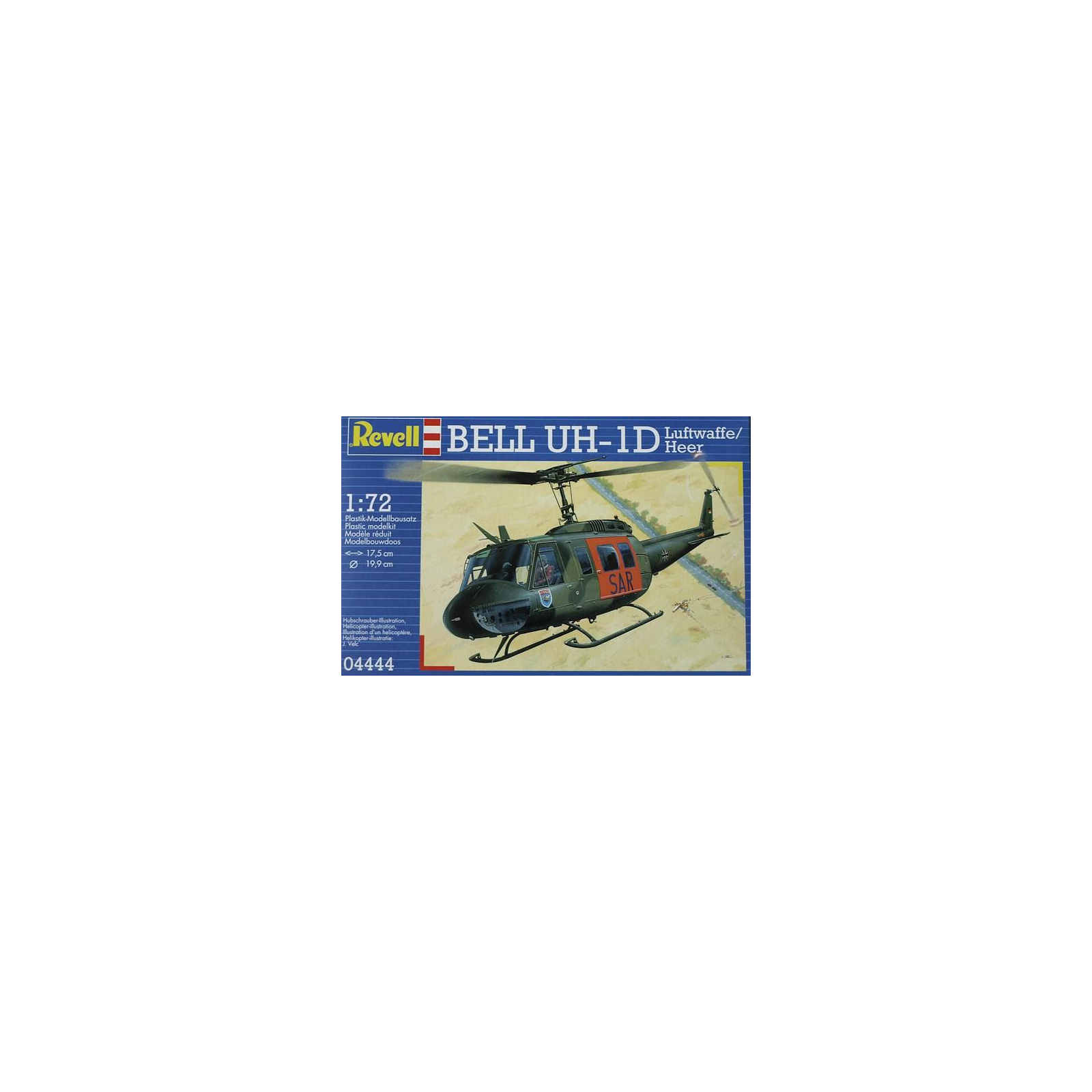 Сборная модель Revell Вертолет Bell UH-1D SAR 1:72 (4444)