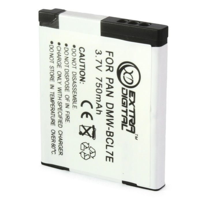 Акумулятор до фото/відео Extradigital Panasonic DMW-BCL7E (BDP1290) зображення 3