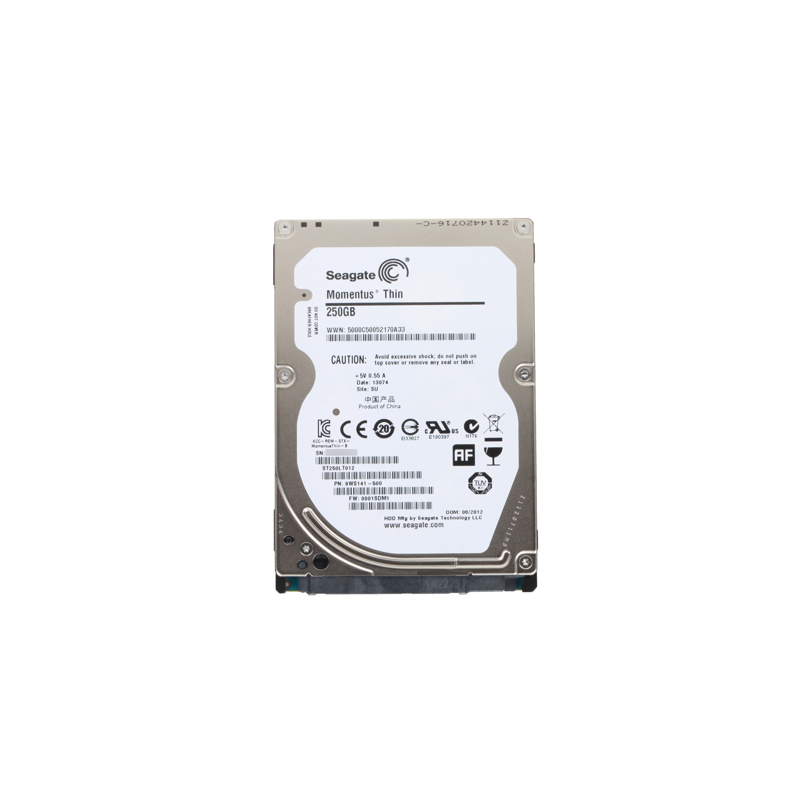 Жесткий диск для ноутбука 2.5" 250GB Seagate (# ST250LT012 #)