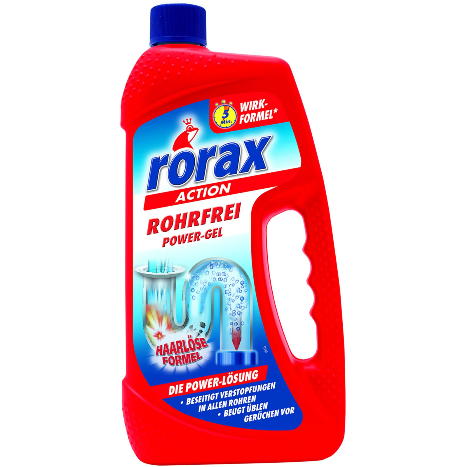 Средство для прочистки труб Rorax 1 л (4009175921857/4001499196553)