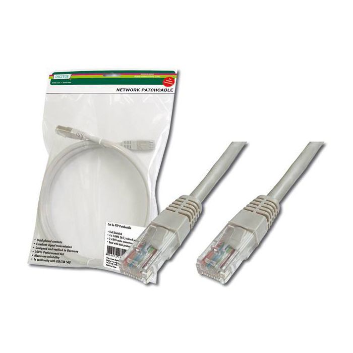 Патч-корд 5м CAT 6a S-FTP AWG 26/7 Digitus (DK-1644-A-050)