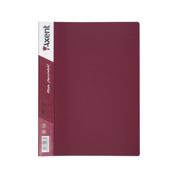 Папка с файлами Axent 30 sheet protectors, burgundy (1030-04-А)
