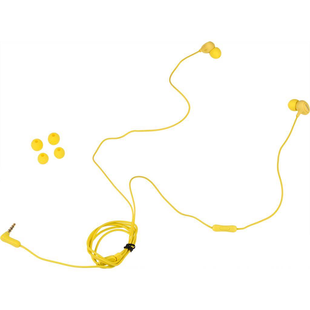 Наушники HF RM-515 Yellow (mic + button call answering) Remax (42266) изображение 2