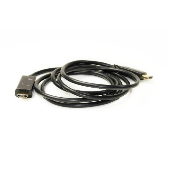 Кабель мультимедийный Display Port to HDMI 1.8m PowerPlant (KD00AS1278) изображение 2