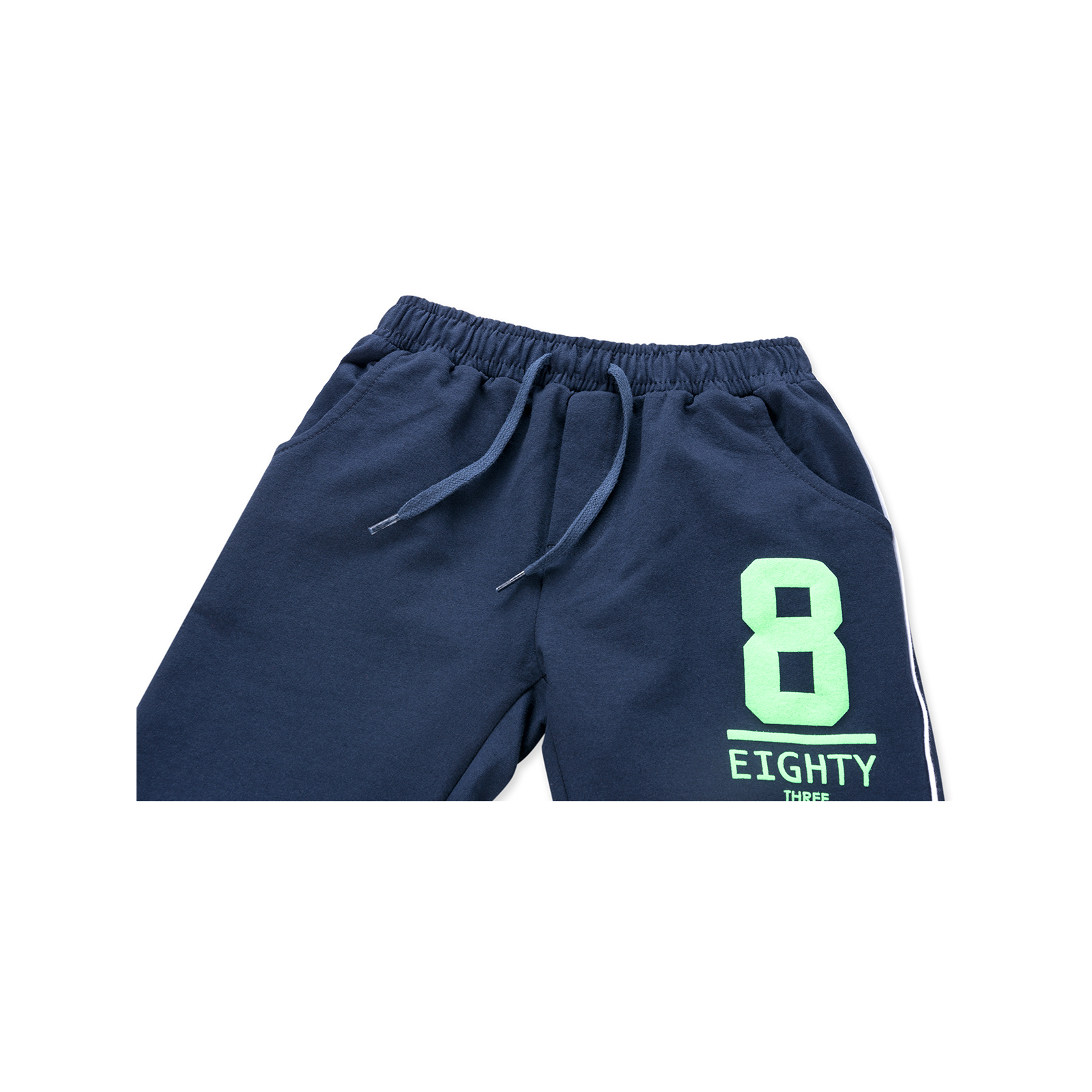 Футболка детская Breeze с шортами "Eighty" (8884-128B-white) изображение 4