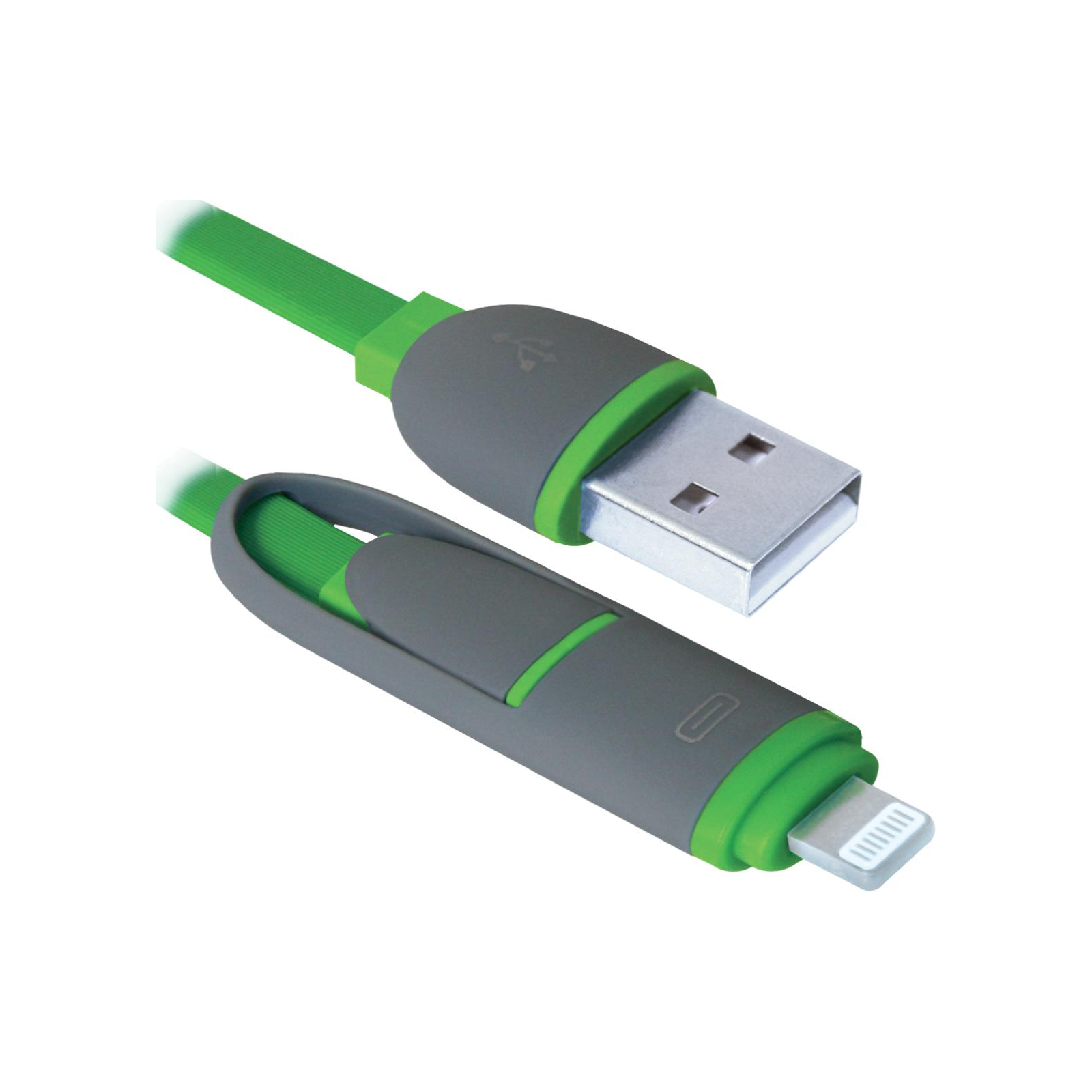 Дата кабель USB10-03BP USB - Micro USB/Lightning, blue, 1m Defender (87487)