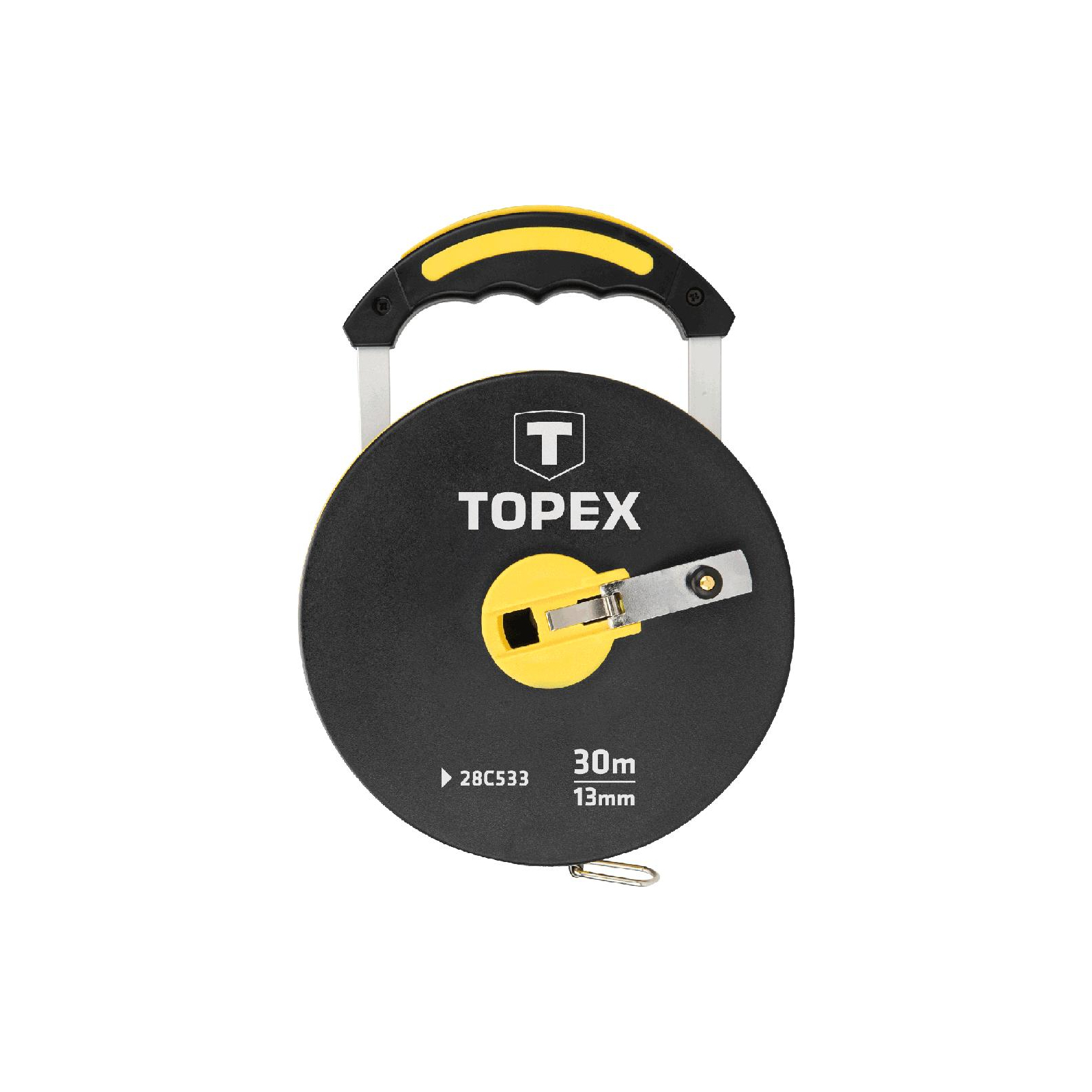 Рулетка Topex лента измерительная стекловолокно, 30 м (28C533)