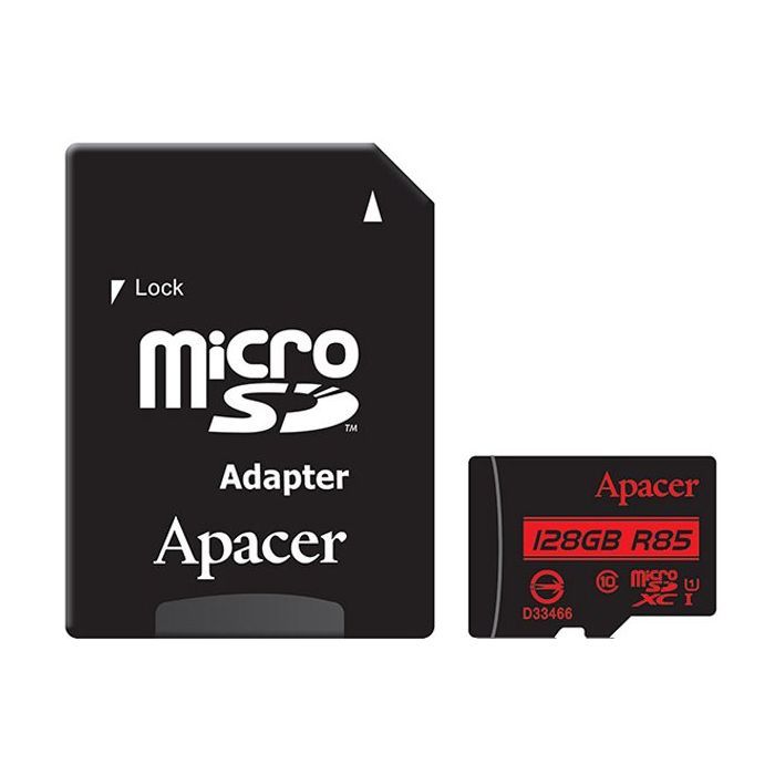 Карта памяти Apacer 128GB microSDXC Class10 UHS-I (AP128GMCSX10U5-R)