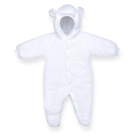 Человечек детский ТМ МиЯ флисовый теплый (111219-74-white)