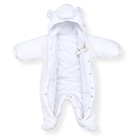 Человечек детский ТМ МиЯ флисовый теплый (111219-74-white) изображение 5