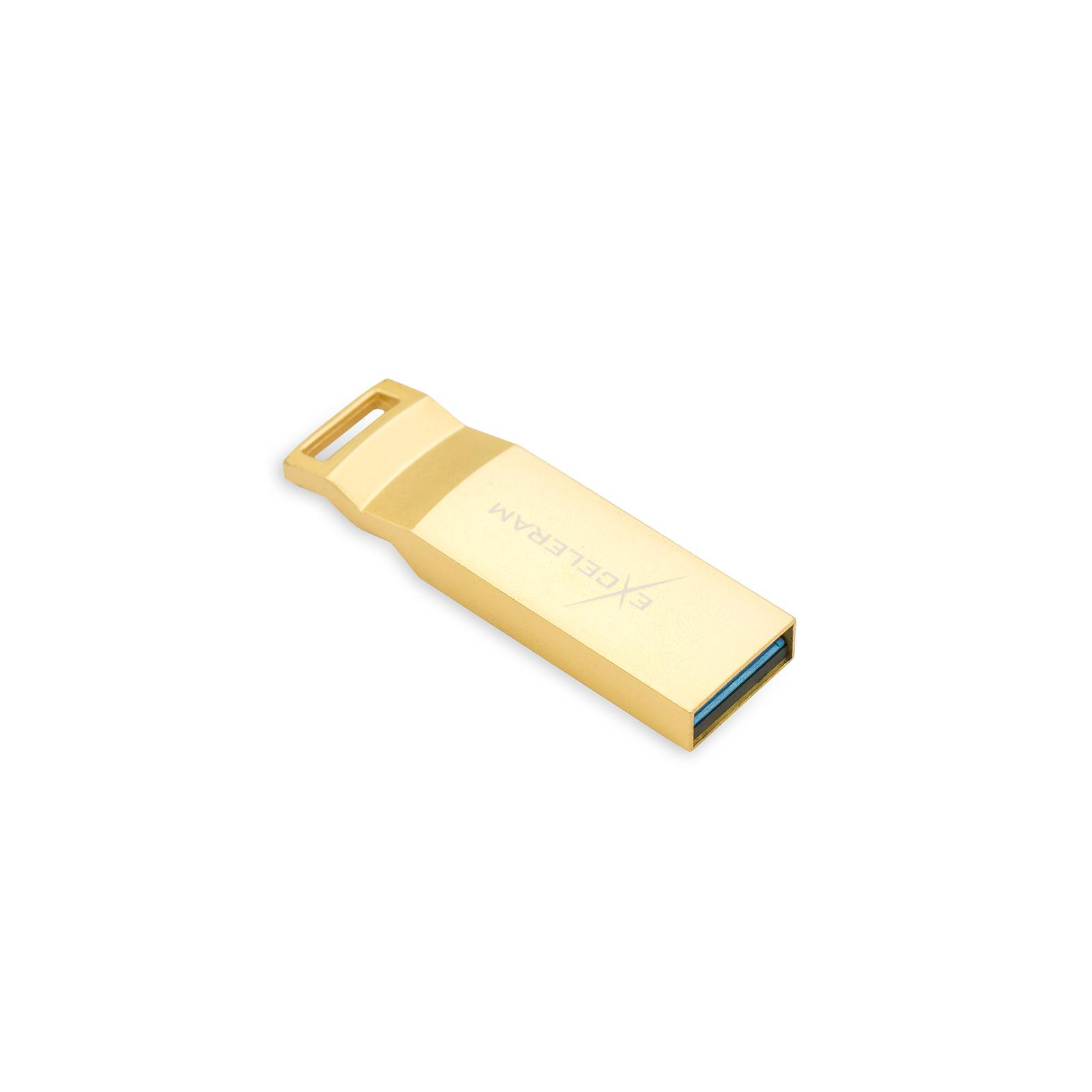 USB флеш накопитель eXceleram 128GB U2 Series Gold USB 3.1 Gen 1 (EXP2U3U2G128) изображение 7