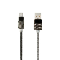 Дата кабель USB 2.0 AM to Micro 5P Pro Royal 2A Black Gelius (65122)