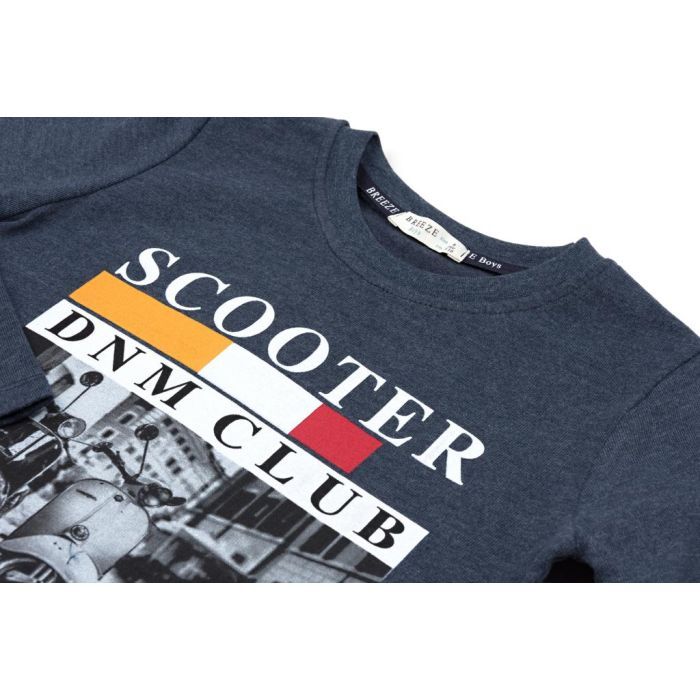 Кофта дитяча Breeze SCOOTER DNM CLUB (12333-140B-blue) зображення 3