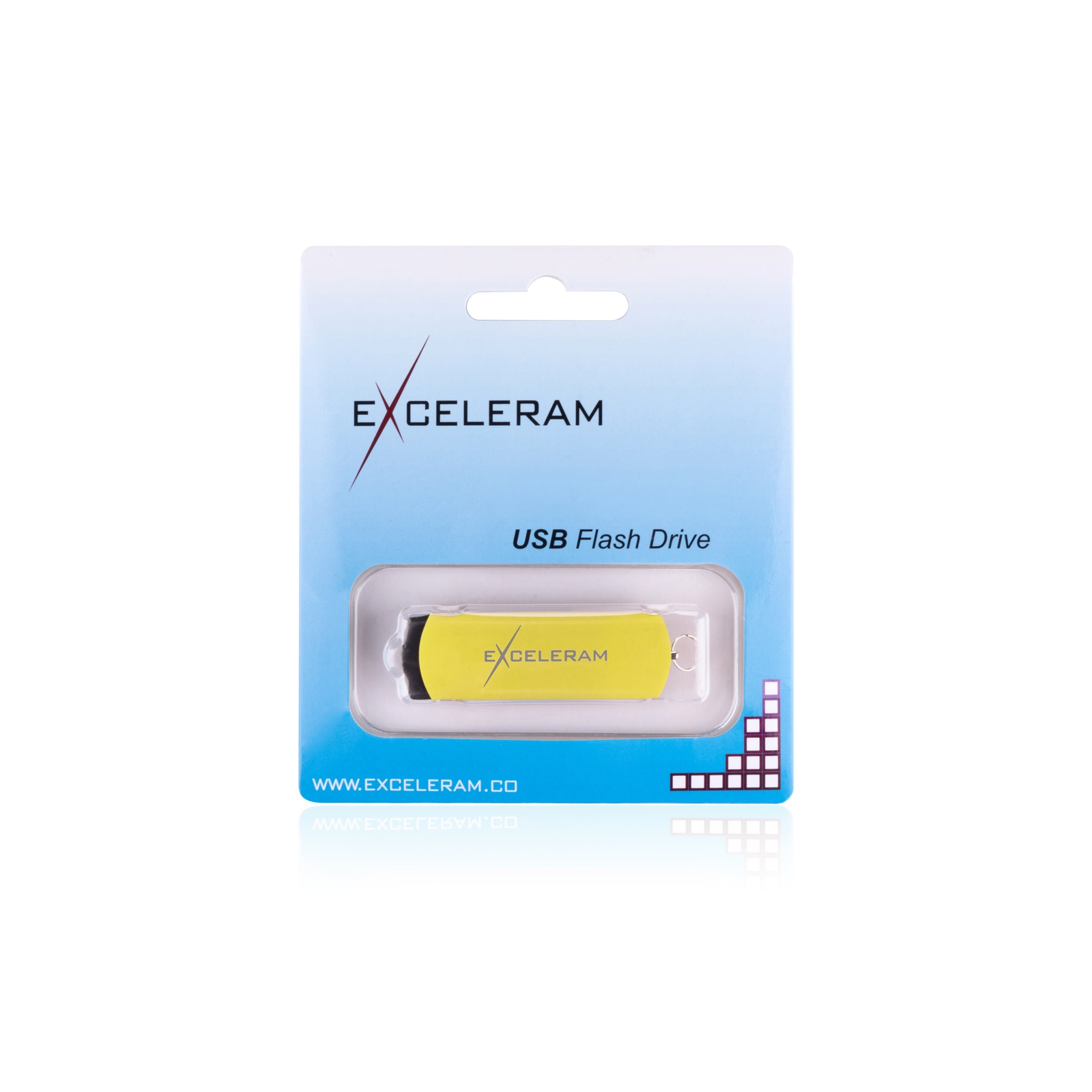 USB флеш накопитель eXceleram 8GB P2 Series Yellow2/Black USB 2.0 (EXP2U2Y2B08) изображение 8