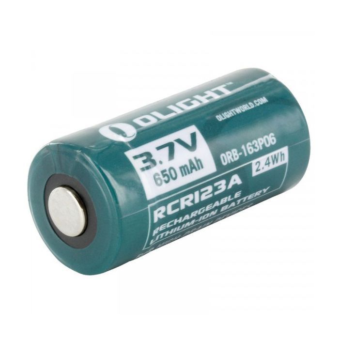 Аккумулятор Olight RCR123 (16340) Li-Ion 650 mAh (ORB2-163P06)