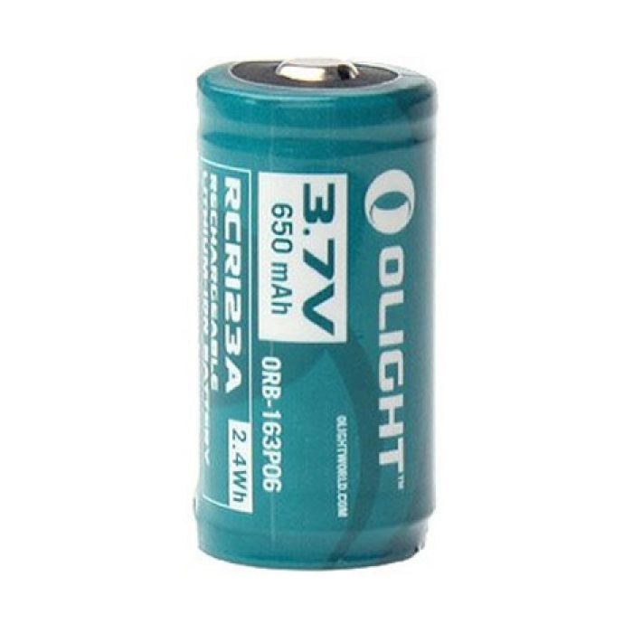 Аккумулятор Olight RCR123 (16340) Li-Ion 650 mAh (ORB2-163P06) изображение 2
