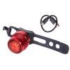 Задня велофара Velotrade мигалка BC-TL5398 красный свет USB Al красный корпус (L-022)