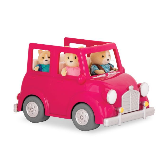 Игровой набор Li'l Woodzeez Розовая машина с чемоданом (WZ6547Z) изображение 2