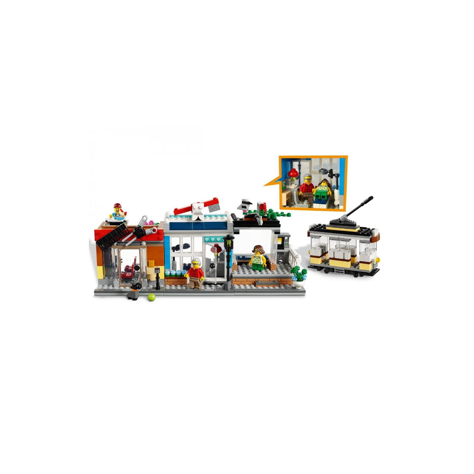 Конструктор LEGO Creator Зоомагазин і кафе в центрі міста (31097) зображення 5