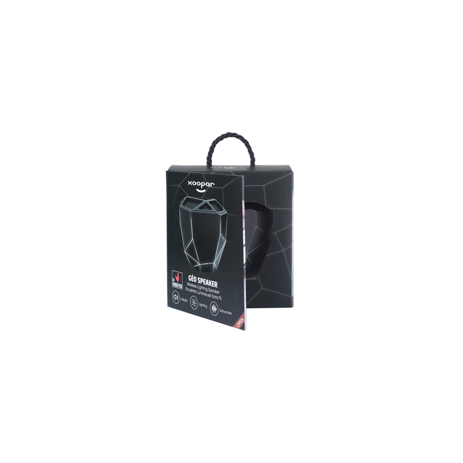 Интерактивная игрушка Xoopar Акустическая система Geo Speaker Black (XP81016.21WL) изображение 2