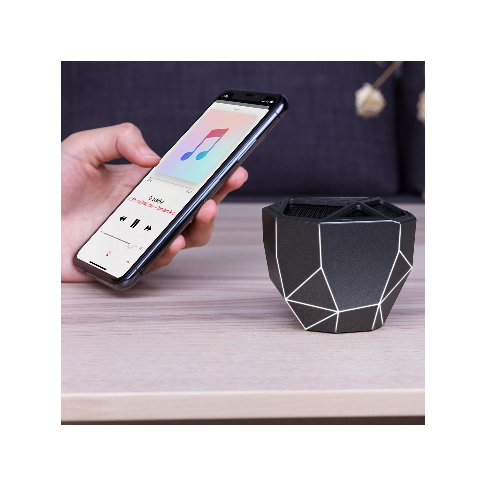 Інтерактивна іграшка Xoopar Акустична система Geo Speaker Black (XP81016.21WL) зображення 5