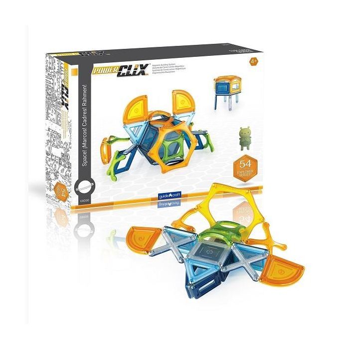 Конструктор Guidecraft PowerClix Explorer Series Космос 54 детали (G9470)