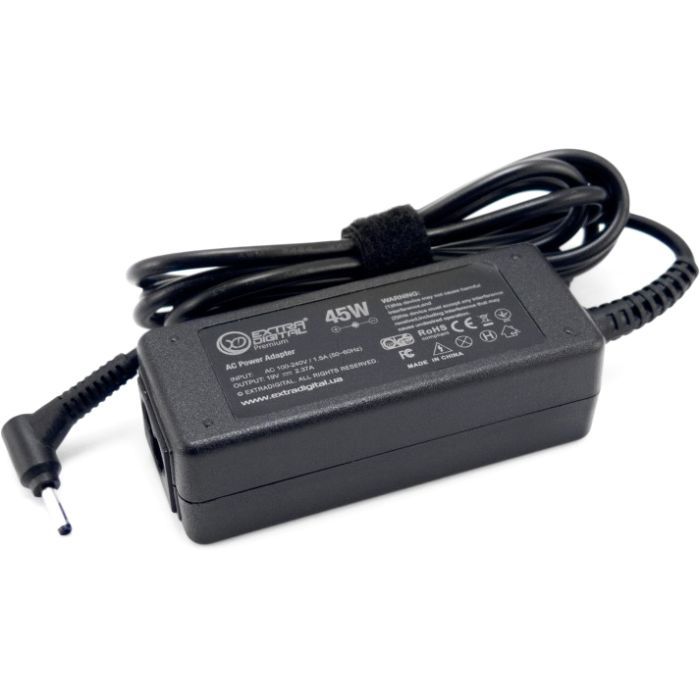 Блок питания к ноутбуку Extradigital Asus 19V, 2.37A, 45W (3.0x1.1) (PST3880) изображение 2