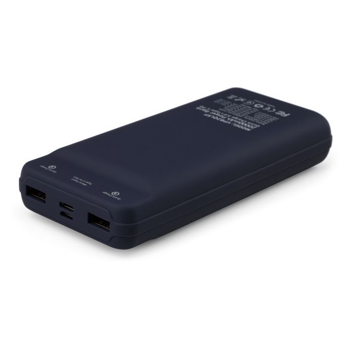 Батарея універсальна Vinga 20000 mAh QC3.0 Display soft touch purple (VPB2QLSP) зображення 4