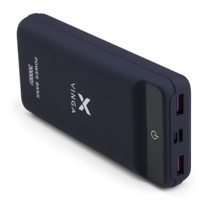 Батарея універсальна Vinga 20000 mAh QC3.0 Display soft touch purple (VPB2QLSP) зображення 7