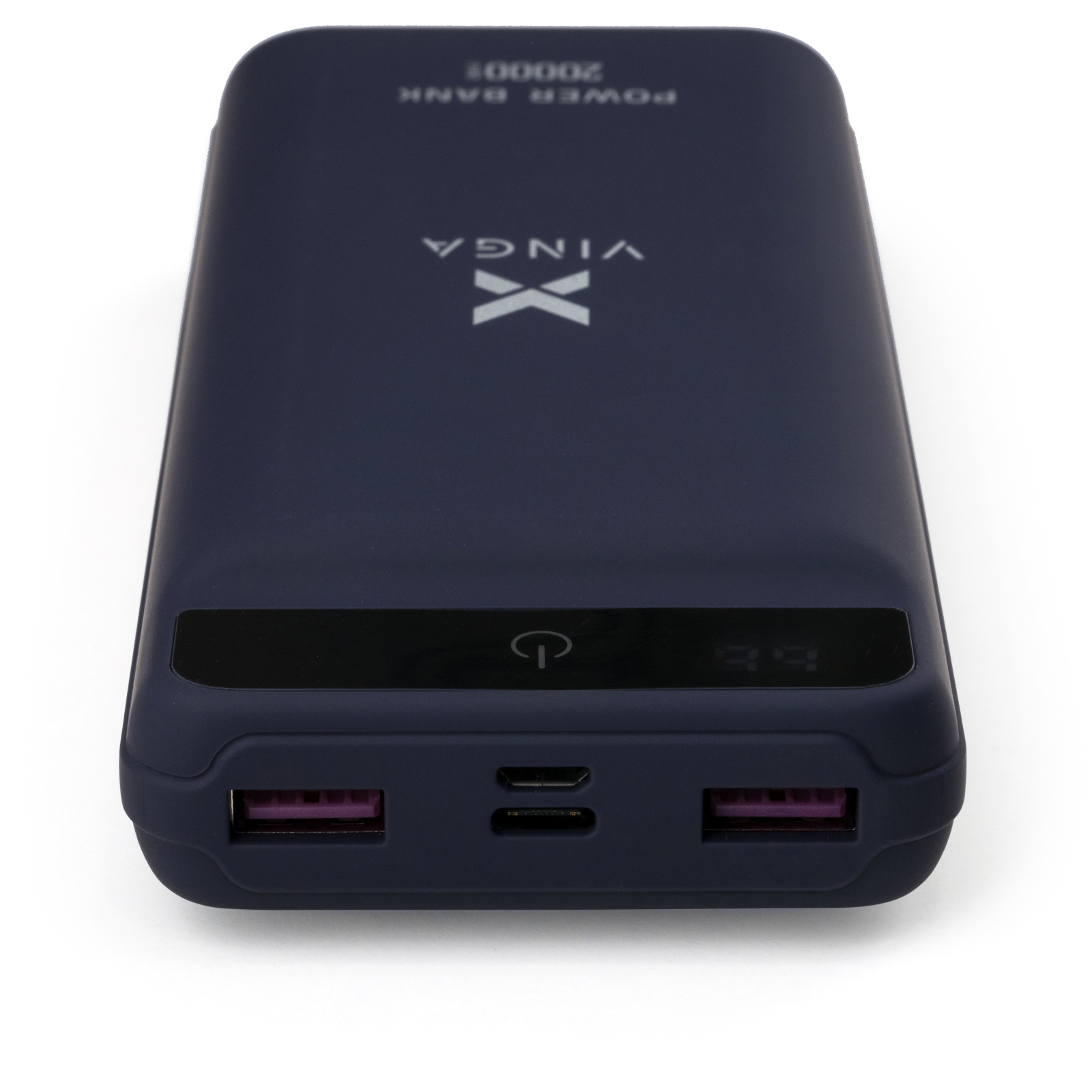 Батарея універсальна Vinga 20000 mAh QC3.0 Display soft touch purple (VPB2QLSP) зображення 8