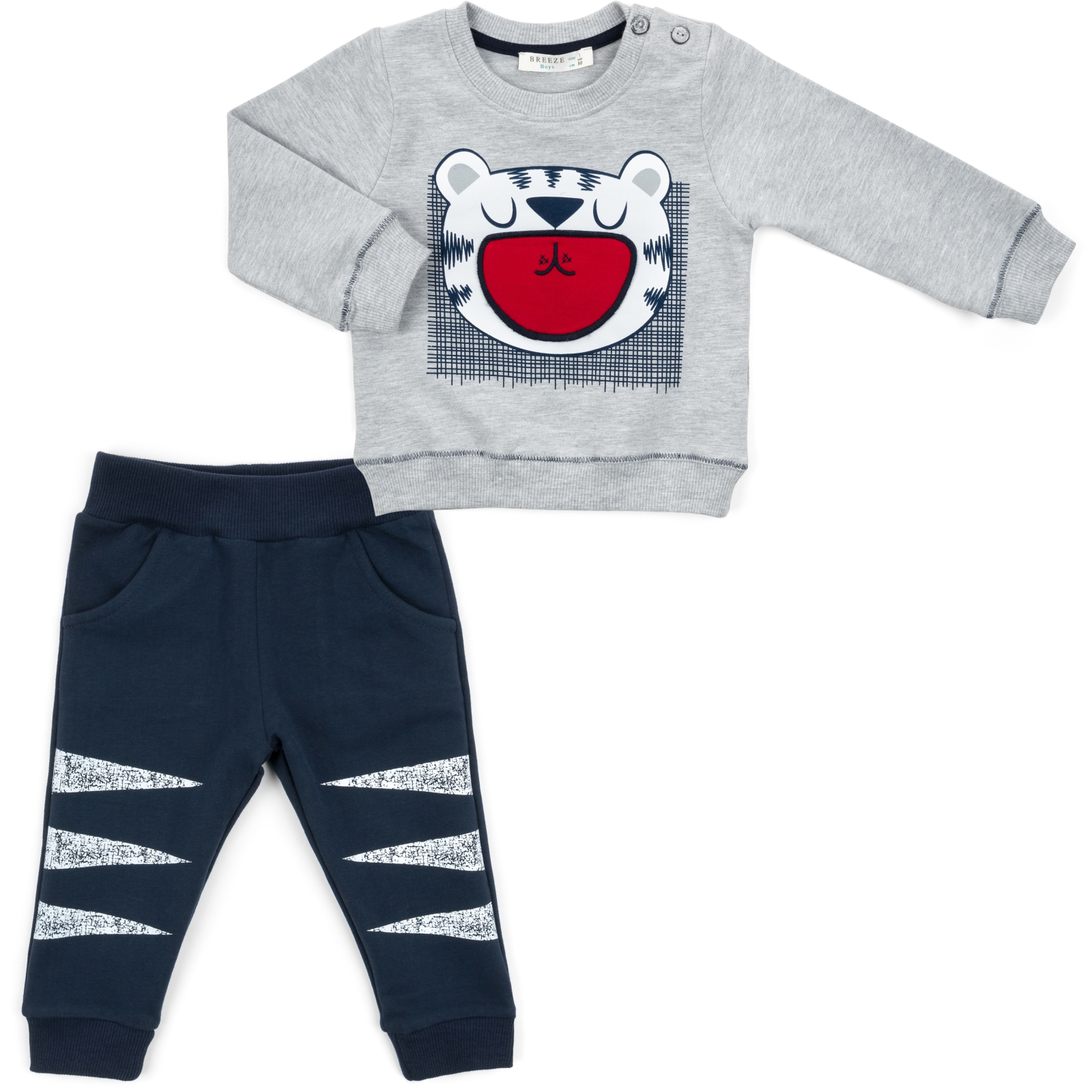 Набор детской одежды Breeze с тигриком (13251-104B-gray)