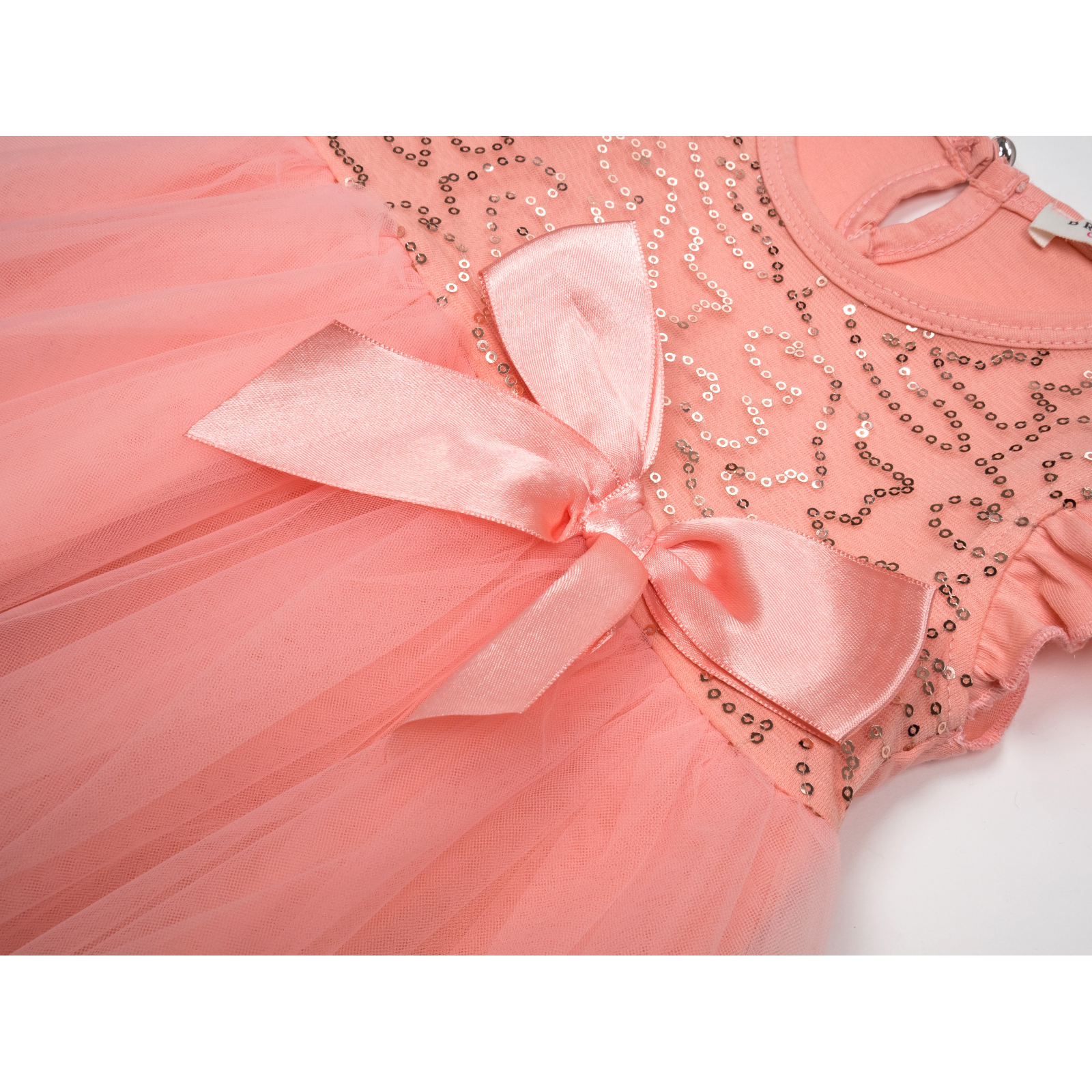 Платье Breeze с фатиновой юбкой (12390-116G-peach) изображение 5