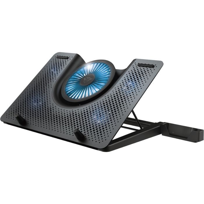 Подставка для ноутбука Trust GXT 1125 Quno (17.3") Blue LED Black (23581_TRUST) изображение 3