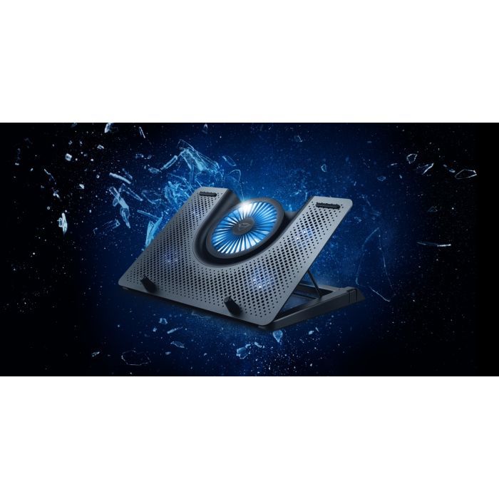 Подставка для ноутбука Trust GXT 1125 Quno (17.3") Blue LED Black (23581_TRUST) изображение 6