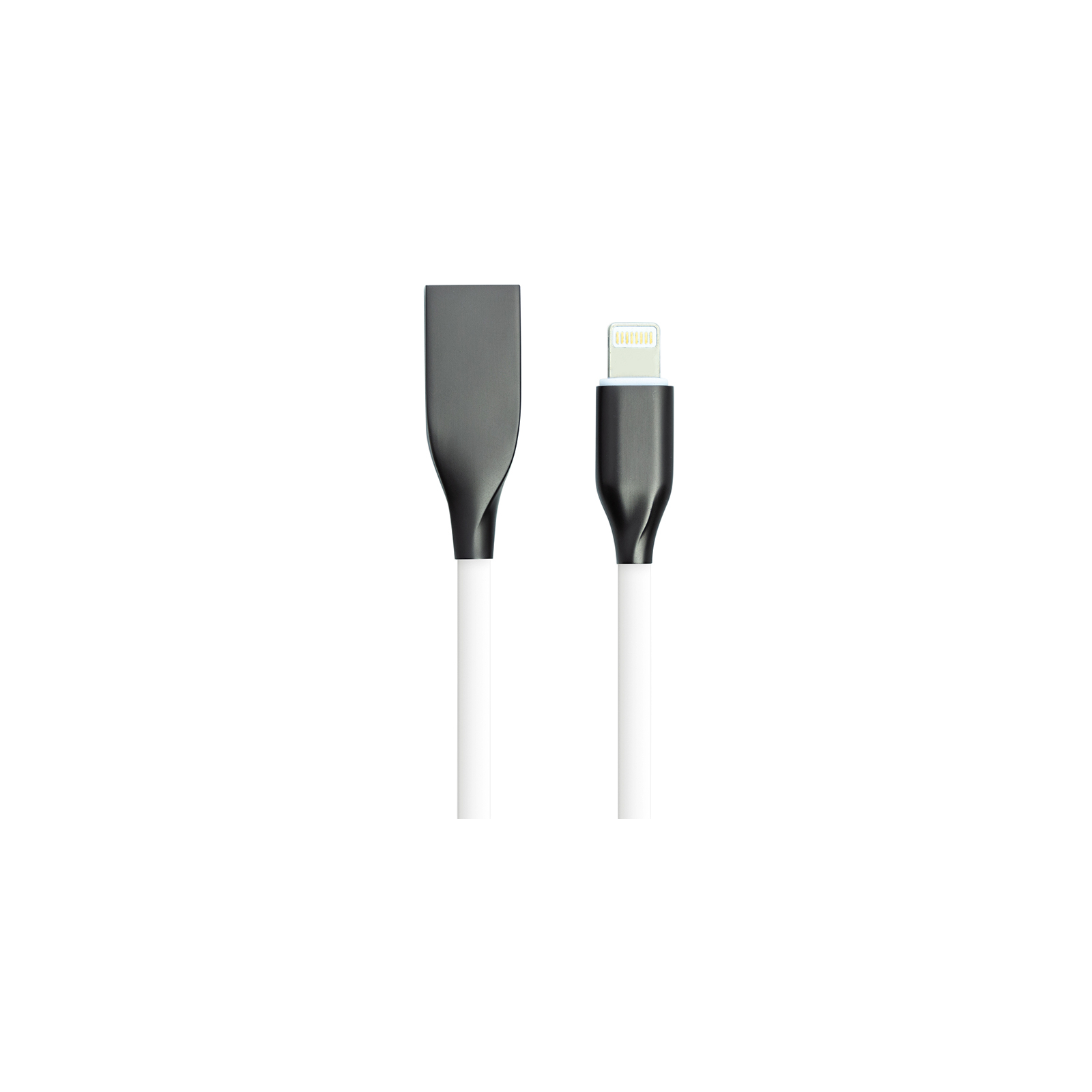 Дата кабель USB 2.0 AM to Lightning 1.0m white PowerPlant (CA910724)