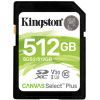 Карта памяти Kingston 512GB SDXC class 10 UHS-I U3 Canvas Select Plus (SDS2/512GB)