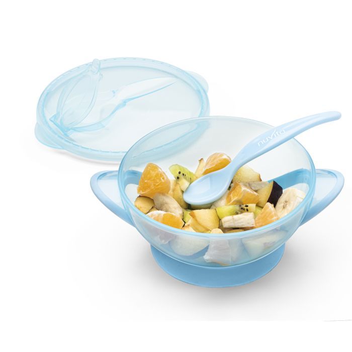 Набор детской посуды Nuvita COOL 6м+ Синий дорожный (NV1421COOLBLUE) изображение 7