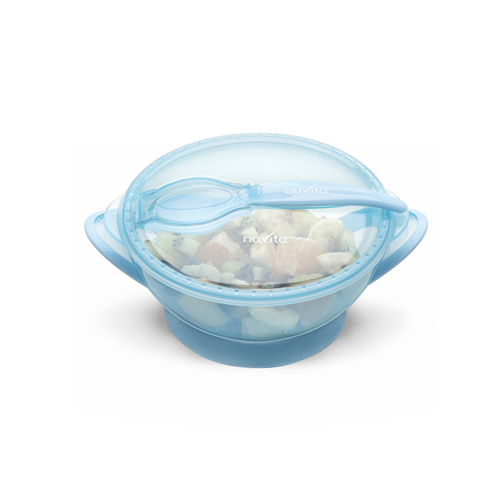Набір дитячого посуду Nuvita COOL 6м+ Синій дорожній (NV1421COOLBLUE) зображення 8